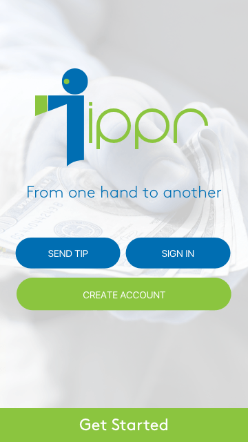 Tippr project screenshot