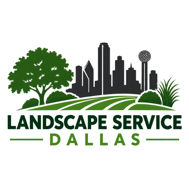 Landscape Service Dallas logo design