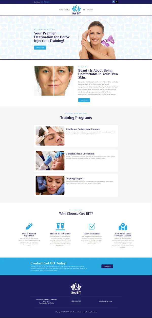Botox Injection Training project screenshot