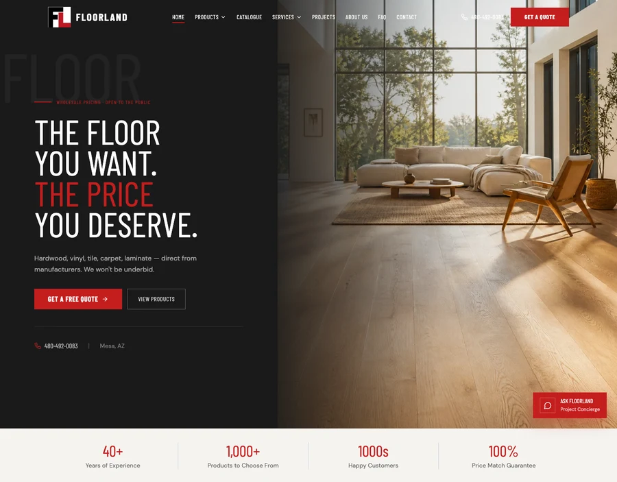 Floorland project screenshot