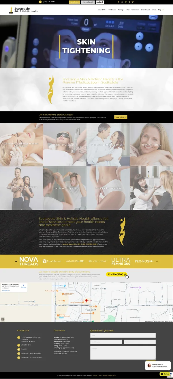 Medical Spa Scottsdale project screenshot